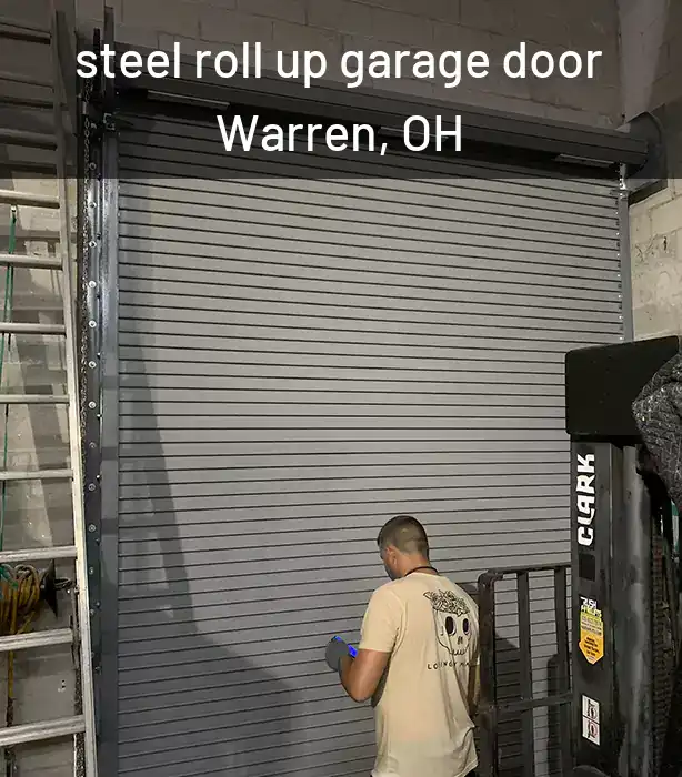  steel roll up garage door Warren, OH