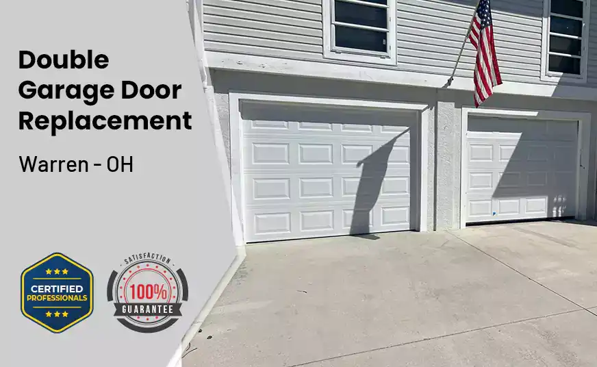 Double Garage Door Replacement Warren - OH 