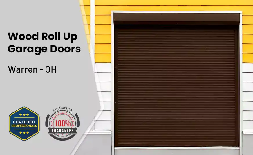 Wood Roll Up Garage Doors Warren - OH 